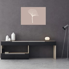 Obraz - Béžové listy N⁰5 (70x50 cm)