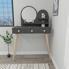 Kozmetický stolík Ruges Anthracite