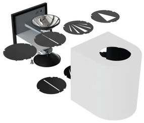 Nordlux - LED vonkajšie nástenné svietidlo CANTO 2xLED/5,5W/230V IP44 sivá