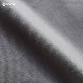 Sivá čalúnená dvojlôžková posteľ s roštom 160x200 cm Noira Slim – Bonami Selection
