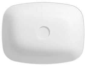 Cersanit Larga, umývadlo na dosku 50x39 cm, biela, K677-016