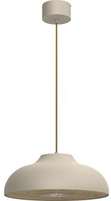 Luminex Luster na lanku BILBAO 1xE27/15W/230V pr. 40 cm béžová LU9936A