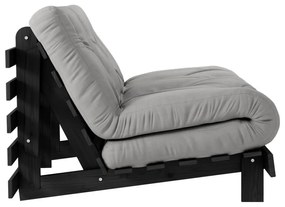 Sivá rozkladacia pohovka 140 cm Roots Black Night – Karup Design