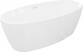 Mexen Lira Vaňa 170x80cm, Biela, Voľne stojaca, Sanitárny akryl