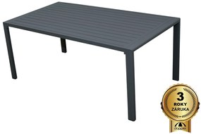 Doppler MORISS - záhradný hliníkový stôl 130 x 72 x 55 cm, hliník
