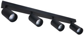 Stropné bodové svietidlo LED VIKI-L 4x GU10 čierne