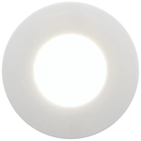 EGLO Vonkajšie zápustné LED svetlo v modernom štýle MARGO, kruh, biele