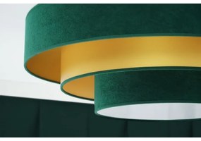 Duolla - LED Stropné svietidlo LUNETA LED/26W/230V pr. 60 cm 4000K zelená/zlatá