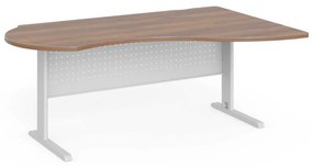 Rohový stôl Manager 180 x 120 cm, pravý, orech warmia