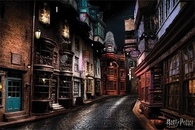 Plagát, Obraz - Harry Potter - Diagon Alley, (91.5 x 61 cm)