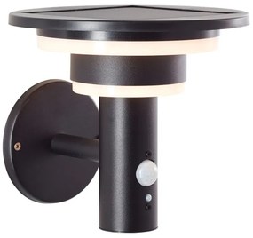 Brilliant - LED Solárne nástenné svietidlo so senzorom GARVINA LED/3W/3,7V IP44