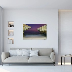 Obraz - morský útes (90x60 cm)