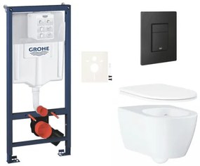 Závesný wc set do ľahkých stien / predstenová montáž GROHE Essence SIKOGRSESEKF0, 1 ks