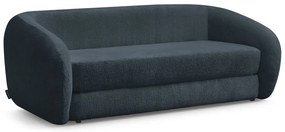 Tmavomodrá ženilková rozkladacia pohovka 228 cm Neyo – Bobochic Paris