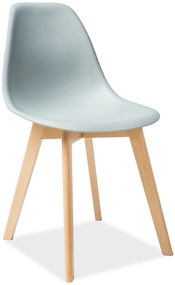 Jedálenská stolička DEBRA Farba: šedá