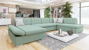 Rohová sedacia súprava Genero Premium, Dostupné poťahy: Terra 05 + Terra 05 + Terra 06 ECO, Strana: Ľavá - U