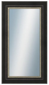 DANTIK - Zrkadlo v rámu, rozmer s rámom 50x90 cm z lišty GREECE čierna (2641)