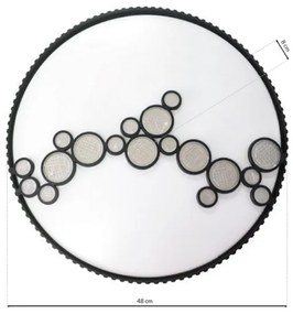 LED Stmievateľné stropné svietidlo LENA LED/40W/230V + diaľkové ovládanie