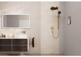Hansgrohe ShowerSelect Comfort E, termostat pod omietku pre 2 spotrebiče, kartáčovaný bronz, HAN-15572140