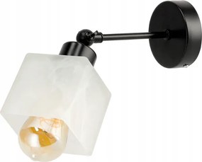 BERGE LED nástenné svietidlo - 1xE27 KOCKA BIELA