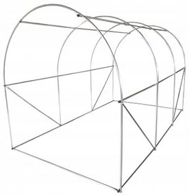 GARDEN LINE 3-segmentový rám záhradného tunela 3,5 × 2 × 2 m – pevná konštrukcia pre fóliovník GardenLine TUN0334