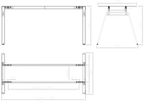 Kancelársky stôl PRIMO SIGMA, 1600 x 800 mm, biela podnož, čerešňa