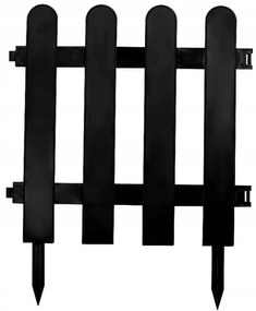 Nízky záhradný plot - plastový Farebné prevednie: Zelená