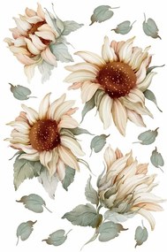 Gario Nálepka na stenu Sunflower - pestré slnečnice