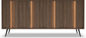 Komoda Flaro 183 cm s osvetlením - dub dunin