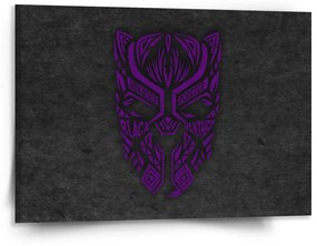 Sablio Obraz BLACK PANTHER wakanda forever Fialový - 150x110 cm