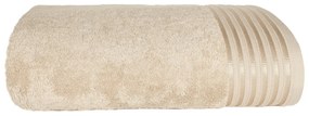 Bavlnený froté uterák s modalom VELA 70x140 cm béžový