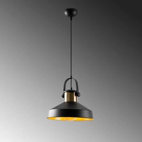 Závesné svietidlo na lanku DODO 1xE27/40W/230V čierna/bronzová
