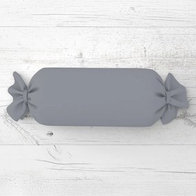 Biante Vankúš valec bonbon Rongo RG-068 Sivý 15x80 cm