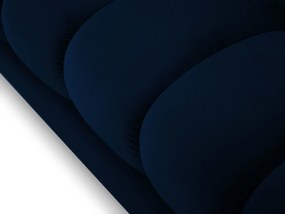 Štvormiestna pohovka mamaia 217 cm zamat kráľovská modrá MUZZA