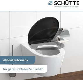Eisl Sanitär WC sedadlo Duroplast Soft Close Schwarz 82410