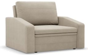 Kreslo ORBIT rozkladacie, béžové