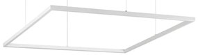 Ideal Lux - LED luster na lanku ORACLE SLIM LED/53W/230V 3000K 90x90 cm biela