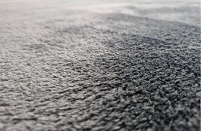 Huňatý koberec Plush Deluxe v antracitovej farbe – shaggy Rozmer: 60x100 cm