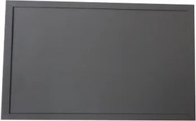 Toptabule.sk KRT01BSDR Sivá kriedová tabuľa v sivom drevenom ráme 60x120cm