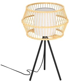 Eglo 390235 - Stolná lampa MONTERROSO 1xE27/40W/230V bambus