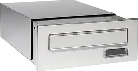 Poštová schránka RICHTER BK38.RN pre zamurovanie do stĺpika (NEREZ), RICHTER Nerez matný