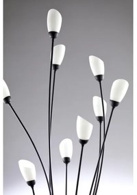 Jupiter 2058 - Stojacia lampa GLORIOSA 9xG9/14W/230V čierna