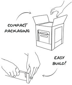 Čierno-béžový plastový pojazdný regál 30x77 cm Brisen - Rotho