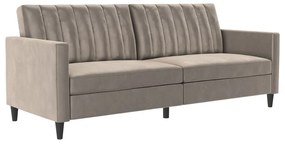 Svetlosivá zamatová pohovka 207 cm Celine – Støraa