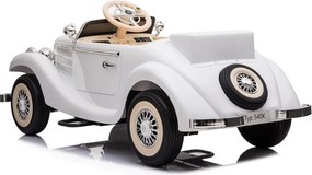 LEAN CARS Elektrické autíčko Mercedes 540K Premium LED MP3 biele