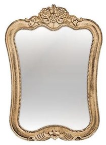 Nástenné zrkadlo 49x69 cm zlatá