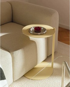 Oceľový okrúhly odkladací stolík 41x40 cm Ande – noo.ma