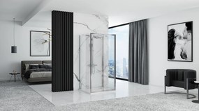 Rea Rapid Slide, 3-stenová sprchová kabína 150 (dvere) x 90(stena) x 90(stena) x 195 cm, 6mm číre sklo, chrómový profil, KPL-09116