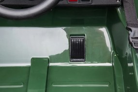 LEAN CARS JH-103 Armádne zelené auto na batérie 4x4