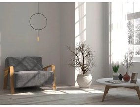 Klausen 111039 - Luster na lanku ARCADE 1xGU10/5W/230V čierna/zlatá